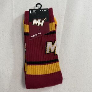Miami Heat NBA Men Socks Fits 6-12 PKWY